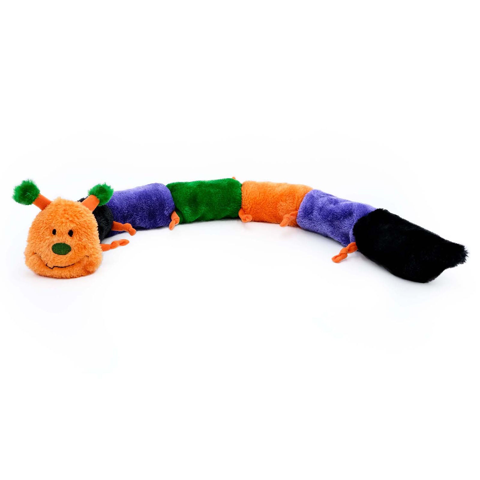 ZippyPaws Halloween Caterpillar Deluxe with 6 Blaster Squeakers