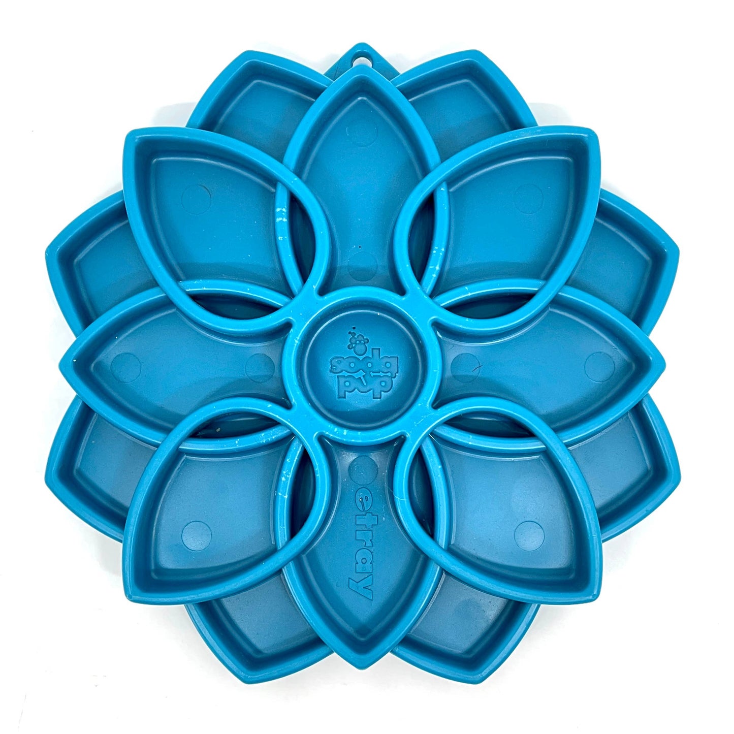 Mandala Design eTray Enrichment Tray for Dogs Blue