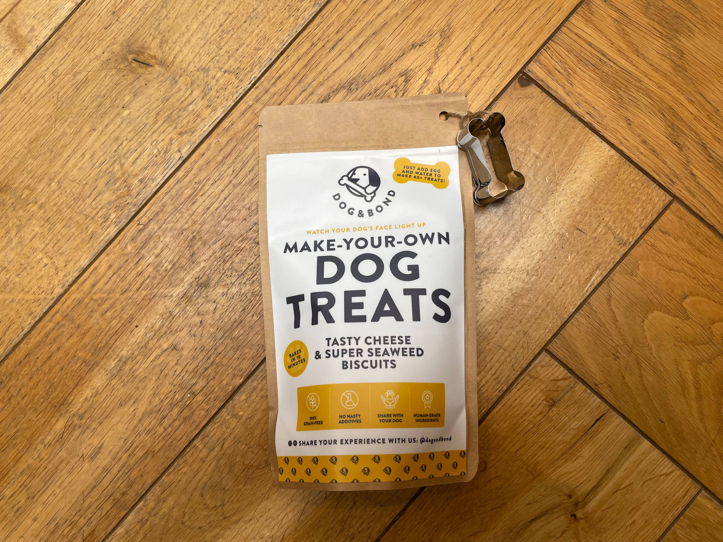 Make-Your-Own Dog Treats: Tasty Cheese & Super Seaweed | Grain Free Dog Treats