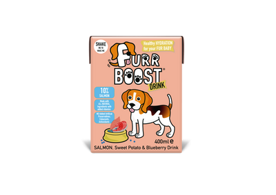 Hydration Drink for Dogs | Salmon, Sweet Potato and Blueberry Furr Boost 400ml