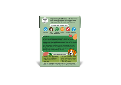 Hydration Drink for Dogs | Plant-Based Vegan Dog Food, Hydrating Smoothie, 400ml