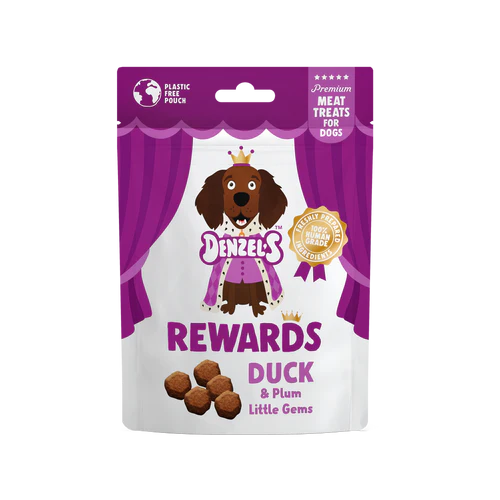 Denzel's Rewards Duck & Plum Little Gems - High Value Dog Treats