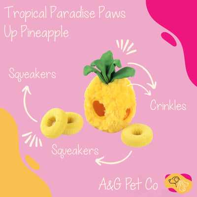 P.L.A.Y. Tropical Paradise Paws Up Pineapple